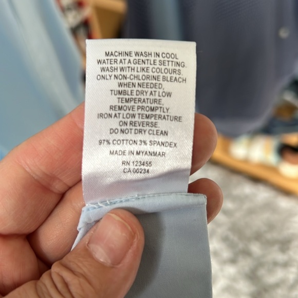 1670 boys size 15, sky blue, stretch 95% cotton - Picture 4 of 5